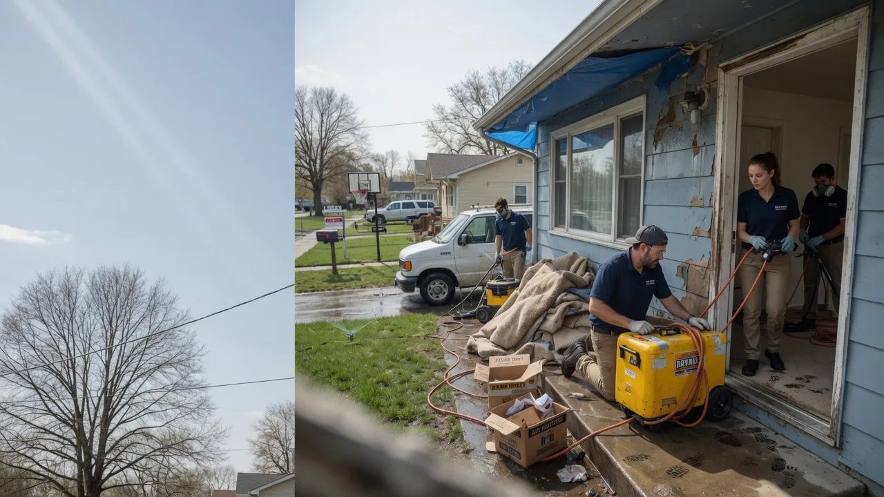 Basement Flood Cleanup in Eldred, IL near me